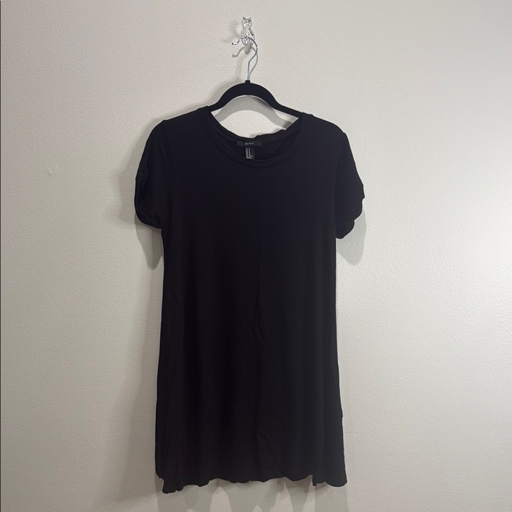 Forever 21 Black Midi Dress